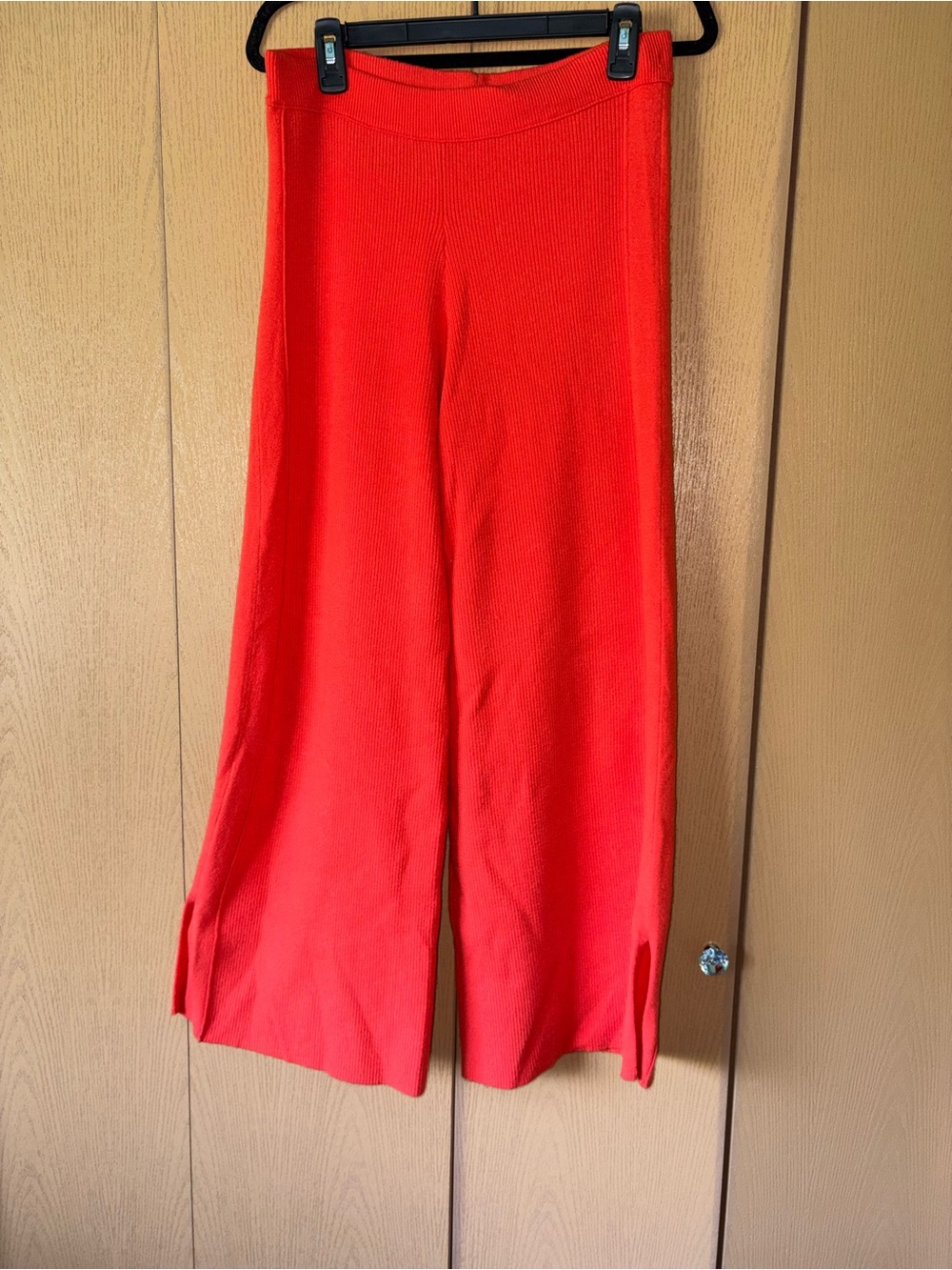 Aerie Bright Orange Ribbed Lounge Pants